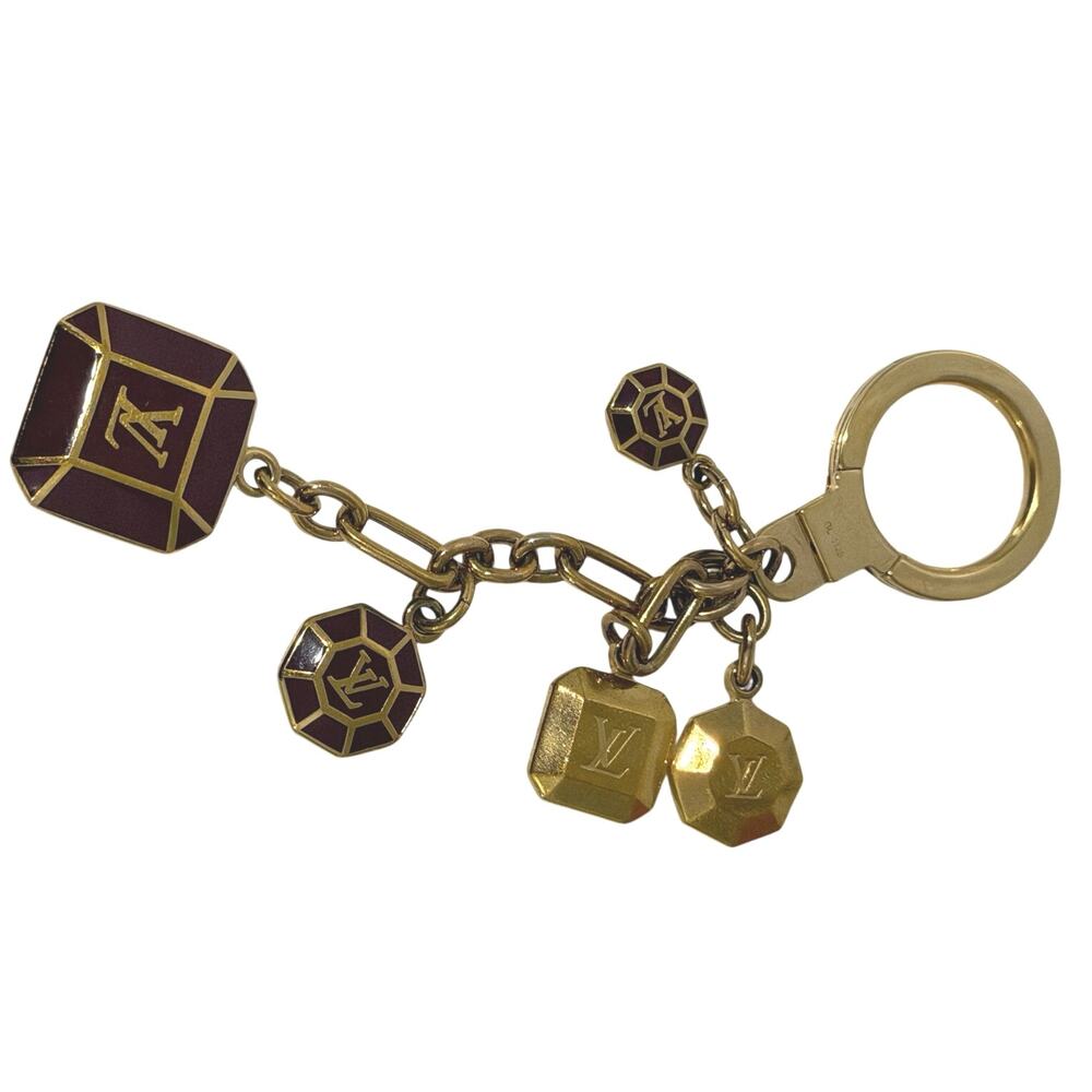 Louis Vuitton M66001 Porte Cles Cabochon Bag Charm Key Ring - Picture 2 of 4